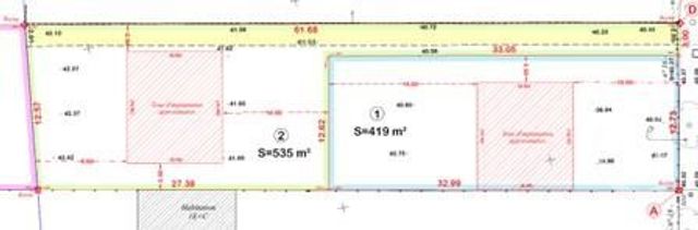 terrain à vendre - 535.0 m2 - MONTESSON - 78 - ILE-DE-FRANCE - Century 21 Laffitte Immobilier